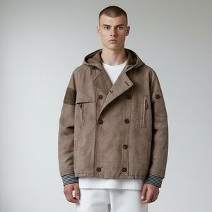 Burton Dryride The White Collection Snowboard/Ski Jacket Medium Plaid